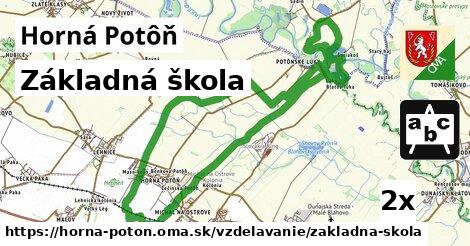 základná škola v Horná Potôň