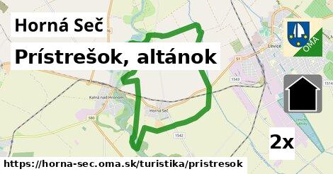 Prístrešok, altánok, Horná Seč