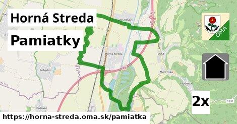 pamiatky v Horná Streda