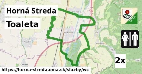 Toaleta, Horná Streda