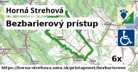 bezbarierový prístup v Horná Strehová