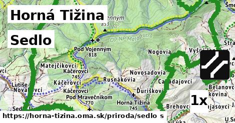 sedlo v Horná Tižina