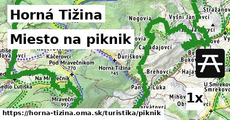 Miesto na piknik, Horná Tižina