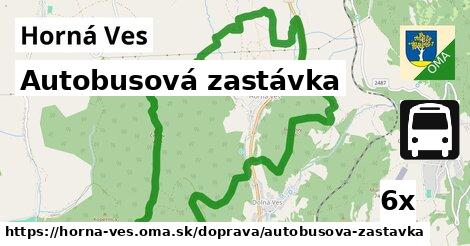 Autobusová zastávka, Horná Ves