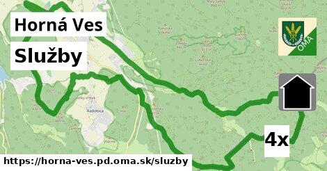 služby v Horná Ves, okres PD