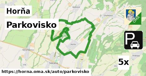 Parkovisko, Horňa