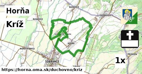 Kríž, Horňa