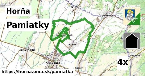 pamiatky v Horňa
