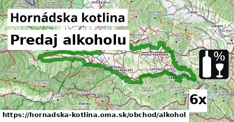 Predaj alkoholu, Hornádska kotlina