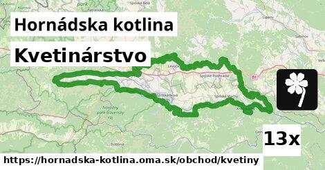 Kvetinárstvo, Hornádska kotlina