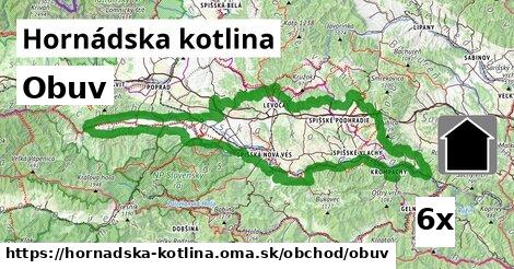 Obuv, Hornádska kotlina