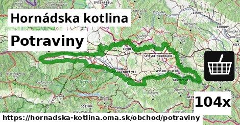 Potraviny, Hornádska kotlina