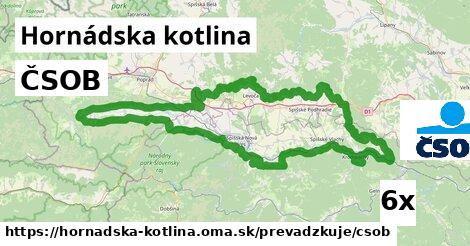 ČSOB, Hornádska kotlina