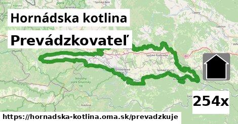 prevádzkovateľ v Hornádska kotlina