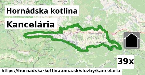 Kancelária, Hornádska kotlina