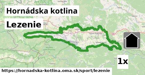 Lezenie, Hornádska kotlina