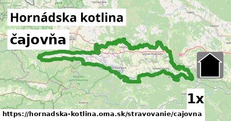 čajovňa, Hornádska kotlina