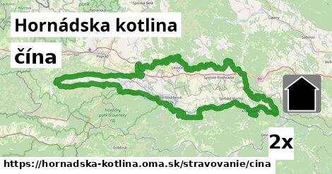 čína, Hornádska kotlina