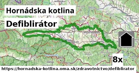 Defiblirátor, Hornádska kotlina
