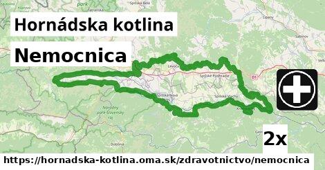 Nemocnica, Hornádska kotlina