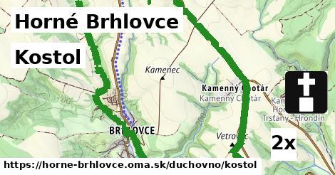 Kostol, Horné Brhlovce