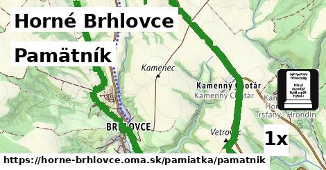 Pamätník, Horné Brhlovce