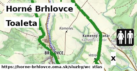 Toaleta, Horné Brhlovce