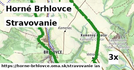 stravovanie v Horné Brhlovce