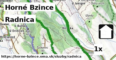 Radnica, Horné Bzince