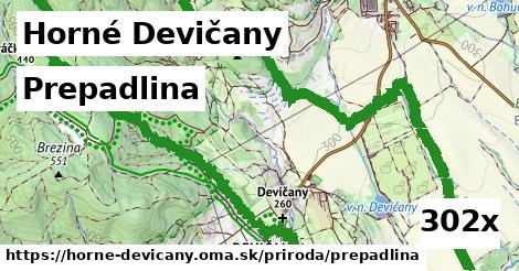 prepadlina v Horné Devičany