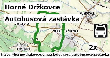 Autobusová zastávka, Horné Držkovce