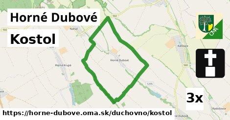 Kostol, Horné Dubové