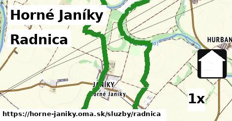 Radnica, Horné Janíky