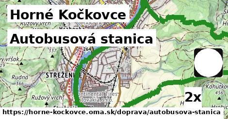 Autobusová stanica, Horné Kočkovce