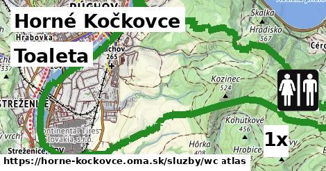 toaleta v Horné Kočkovce