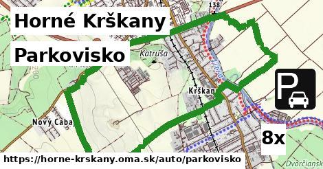 Parkovisko, Horné Krškany