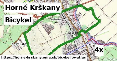 bicykel v Horné Krškany