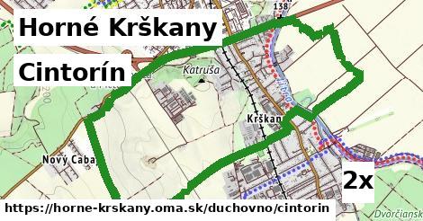 Cintorín, Horné Krškany