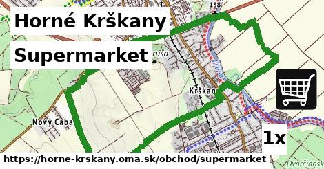 Supermarket, Horné Krškany