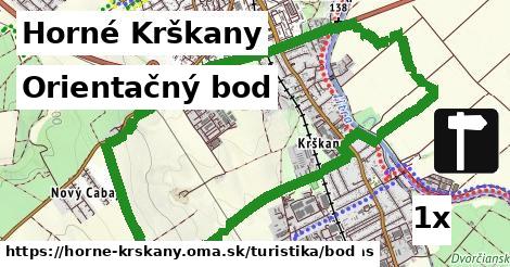 Orientačný bod, Horné Krškany