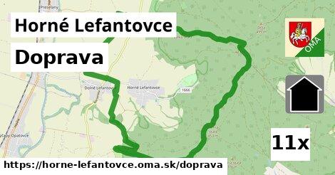 doprava v Horné Lefantovce