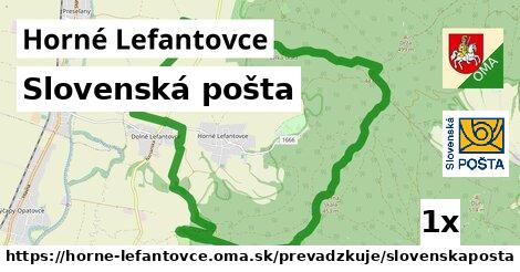 Slovenská pošta, Horné Lefantovce