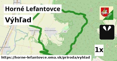 výhľad v Horné Lefantovce