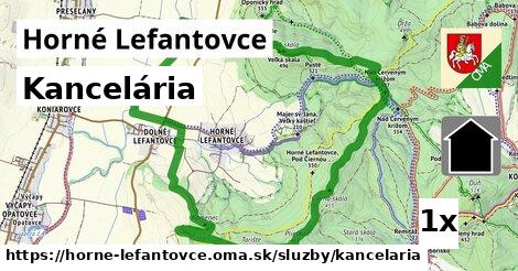 Kancelária, Horné Lefantovce