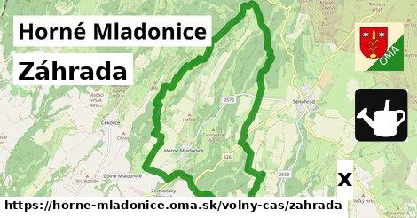 Záhrada, Horné Mladonice