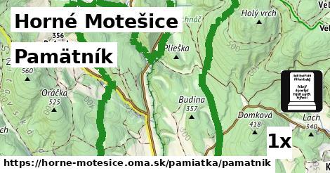 pamätník v Horné Motešice