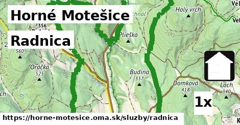 Radnica, Horné Motešice