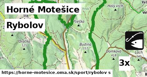 rybolov v Horné Motešice