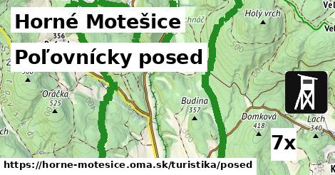 Poľovnícky posed, Horné Motešice