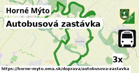 Autobusová zastávka, Horné Mýto